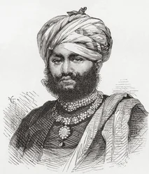 Maharao Pragmalji II, ilustración de 
